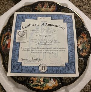 Loves Quest Collection Dish Russian